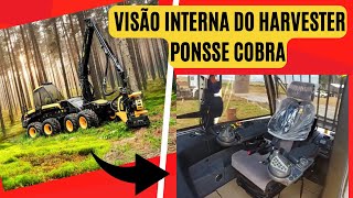 HARVESTER PONSSE COBRA 2022 conheça a maquina internamente [upl. by Dola]