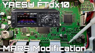 YAESU FTdx10 MARSTX Frequency Expansion Modification EUUSA [upl. by Yelekreb]