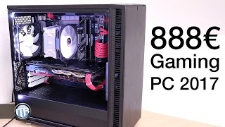 888€ Gaming PC 2017  i5 7500 RX 580  480 Gaming X MicroATX [upl. by Nybor]