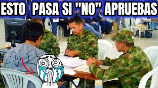 😬‼ESTO PASA si NO APRUEBAS tus EXÁMENES  INGRESO AL EJÉRCITO [upl. by Fritzie]