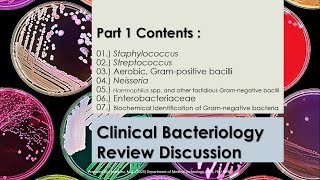 Summarized Review Discussion 01  Microbiology 1  CLINICAL BACTERIOLOGY pt1 [upl. by Akeimahs]