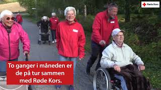 Gågruppe i Vang Røde Kors [upl. by Ellimac]