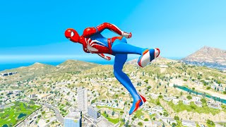 GTA 5 Epic Ragdoll GREEN SPIDERMAN VS RED MINIONVS GREEN HULK Euphoria Physics amp Funny Fails [upl. by Leirud]