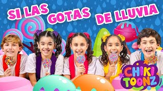 Si Las Gotas De Lluvia  Música para niños  Videos infantiles ChikiToonz [upl. by Strohl]