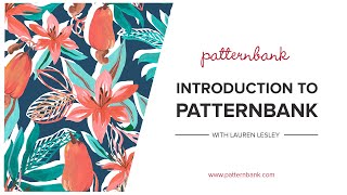 Introduction to Patternbank  Online Textile Design Studio  Pattern  Surface Pattern [upl. by Ayana322]