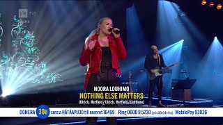 Noora Louhimo  Nothing Else Matters LIVE  Apua Ukrainaan 2 [upl. by Nnylharas]