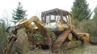 Cat D5H Track Skidder amp CAT D8H Abondoned [upl. by Athal206]