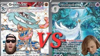 Table Top Pokemon Greninja ex VS Gardevoir ex [upl. by Letrice62]