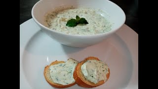 Recette comment faire un fromage frais ail et fines herbes maison rapide et facile [upl. by Olegnaleahcim851]