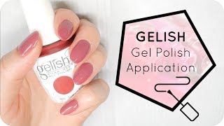 Gelish Gel Polish Manicure Application Indepth [upl. by Kurtzig]