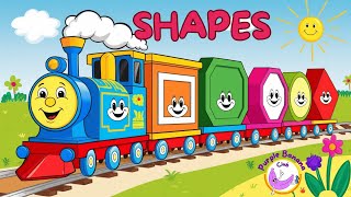 The Shapes Song  Shapes rhymes  we are shapes  shape song  shape songs for kids nurseryrhymes [upl. by Cirdet]