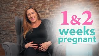 1 2 Weeks Pregnant  Ovia Pregnancy [upl. by Claire324]