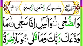 093Surah Ad Duha Full Surah Az Zuha Beautiful Recitation by Hafiz Muzzammil Pani Patti Voice [upl. by Berck]