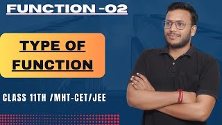 CLASS 11th  JEE  MHTCET  TYPE OF FUNCTION  11 MANY ONE  INTO ONTO FUNCTION D NIKETAN SIR [upl. by Rednav481]