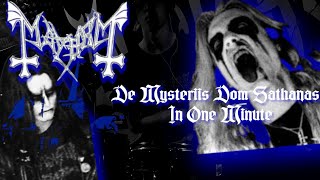 De Mysteriis Dom Sathanas album in 1 minute [upl. by Selwin]