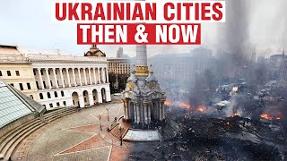 Ukrainian cities Before amp after the war  Kyiv Bucha Mariupol amp others  WION Originals [upl. by Northway61]