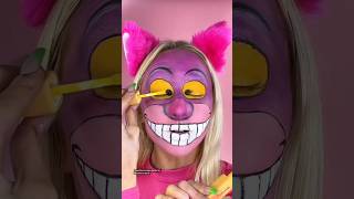 Cheshire Cat MAKEUP😱😅Creative Halloween makeup techniques amp purple blush youtubeshorts shorts [upl. by O'Donovan]