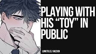 Spicy Controlling Your Boyfriends Toy In Public Sub ASMR [upl. by Klepac837]