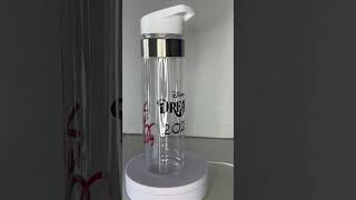 Personalised Cruise Water Bottle Clear Red Vinyl cruisewaterbottle cruisemerchandise [upl. by Atiuqihc]