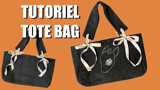 Tutoriel tote bag [upl. by Percy]