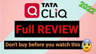 TATA CLiQ  Full Review  My shopping Experience with TATA CLiQ Shopping App [upl. by Aietal]