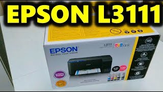 EPSON L3111 Kutu Açılımı amp Kurulum  Unboxing [upl. by Linell110]