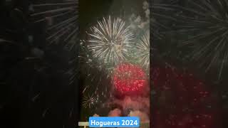 Hogueras de Alicante 2024  Fuegos artificiales [upl. by Eillime]