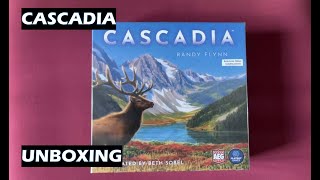 Unboxing Cascadia Board Game Kickstarter Edition [upl. by Secrest641]