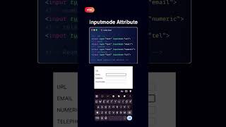 Input types coding programming webhtml css javascript [upl. by Eelnodnarb]