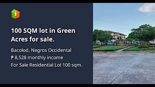 100 SQM lot in Green Acres for sale [upl. by Olrak229]