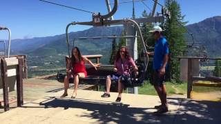 Fernie Vacation 2017 ski lift amp hike [upl. by Aisirtap221]