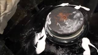 Best Cooktop Cleaner Test  Weiman Cooktop Cleaning Creme Cerama Brite [upl. by Cand]