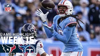 Houston Texans vs Tennessee Titans  2023 Week 15 Game Highlights [upl. by Hamford]