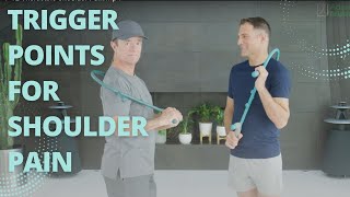 Trigger Points for Shoulder Pain  Using a Theracane  w Tim Sawyer PT [upl. by Amato502]