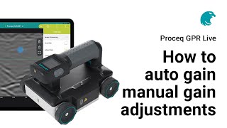 How to auto gain manual gain adjustments I Proceq GPR Live [upl. by Eirbua]