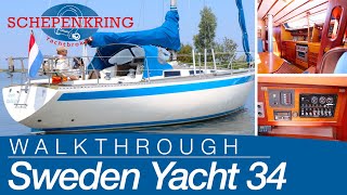 Sweden Yacht 34 for sale  Yacht Walkthrough   Schepenkring Lelystad  4K [upl. by Morez]