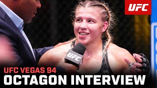 Miranda Maverick Octagon Interview  UFC Vegas 94 [upl. by Tivad]