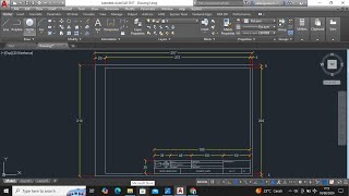 Tutorial Cara Membuat Garis Tepi dan Etiket Gambar Teknik Kertas A4 di Autodesk AutoCad [upl. by Sibie]