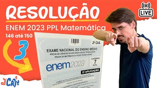 🔴 ENEM 2023 PPL Live 03 Questões de 146 até 150 [upl. by Anitrebla193]