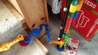 INSANE 2 STORY MARBLE RUN WITH 2 ELEVATORS CRAZY MARBLE RACE [upl. by Johannessen]