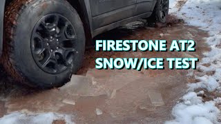 173 Firestone Destination AT2 My Snow Testing [upl. by Idelle]