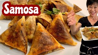 Samoussa Samosa au boeuf curry  Kumiko Recette [upl. by Aneloaup]