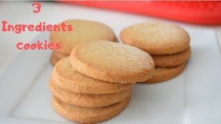 3 Ingredients Shortbread Cookies [upl. by Lydia]