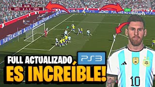 😍El PARCHE del MUNDIAL en PS3  POTATO PATCH V12  PES2023✅ [upl. by Aynekat]