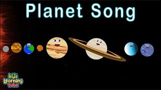 The Planet Song  8 Planets of the Solar System Song for Kids  KidsLearningTube [upl. by Yul]