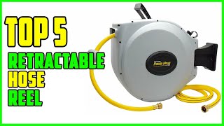 TOP 5 Best Retractable Hose Reel 2023 [upl. by Philippa198]