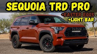 Sequoia TRD Pro Review with Easter Eggs [upl. by Naeroled575]