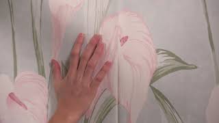 How to hang Paste The Wall Wallpaper  Laura Ashley [upl. by Tailor]