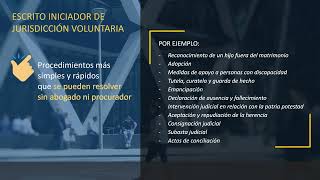 Escrito iniciador de jurisdicción voluntaria [upl. by Apgar]