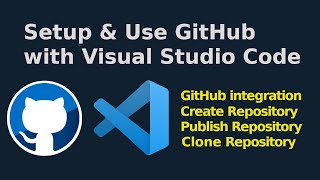 How to setup and use GitHub with Visual Studio Code 2024 [upl. by Amak]